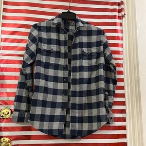 Long sleeve with buttons tailor vintage color gray and blue